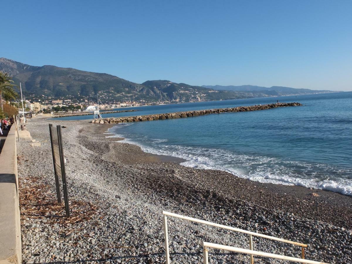 Appartement Le Cernuschi Rdc Menton Exteriör bild